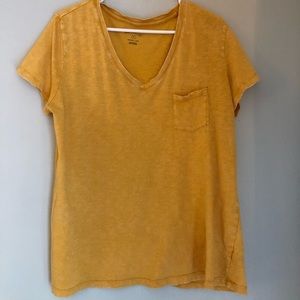 A yellow v neck!